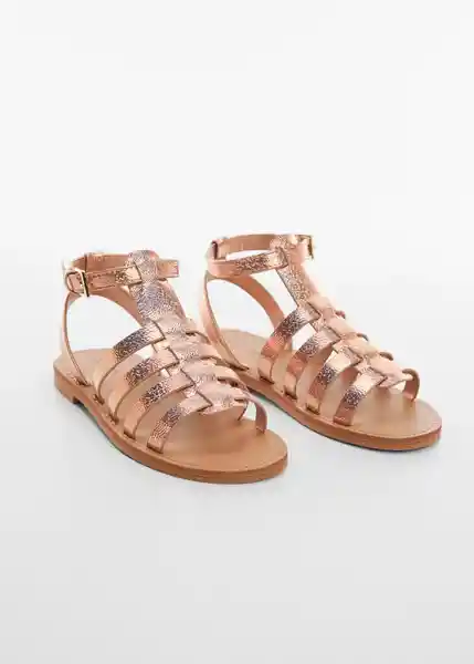 Sandalias Roi Oro Talla 33 Niñas Mango