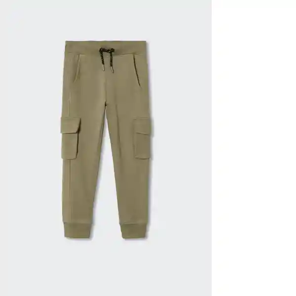 Pantalón Victor Verde Talla 10 Niños Mango