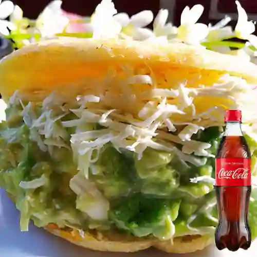 Combo Arepa Sifrina + Coca Cola Original 500ml