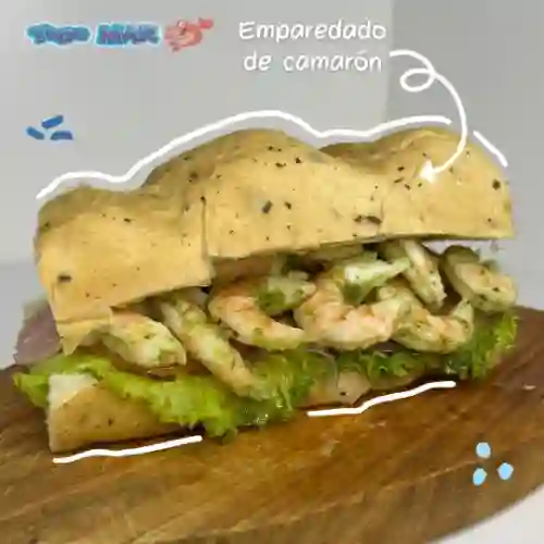 Emparedado de Camarón