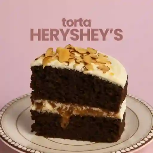 Porción torta hershey's