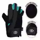 K6 Guantes Para Gimnasio De Cuero Fitness Energetic Azul Talla L