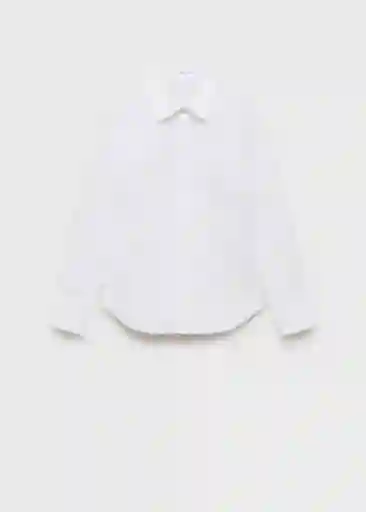 Camisa Sofia Blanco Talla M Mujer Mango