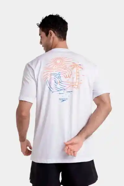 Camiseta Manga Corta Aloha Paddle Hombre Talla M Speedo