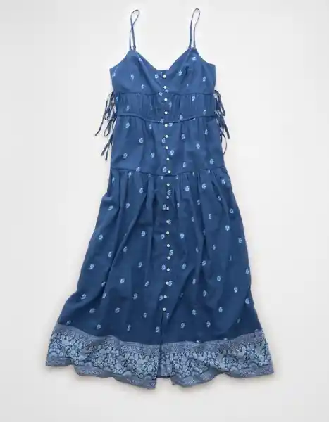 Vestido Mujer Azul Talla X-Small 8677421 American Eagle