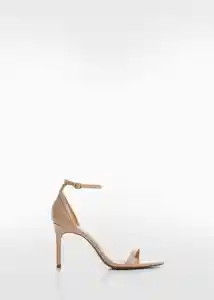 Sandalias Aussien Nude Talla 40 Mujer Mango