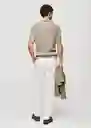 Camisa Polo Silvio Musgo Talla XXL Hombre Mango