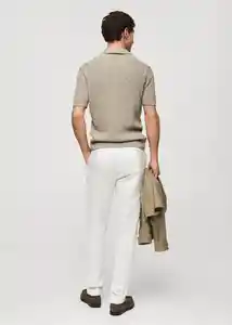 Camisa Polo Silvio Musgo Talla XXL Hombre Mango