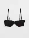 Top Aerie Negro Talla: 36 C 5825073 American Eagle