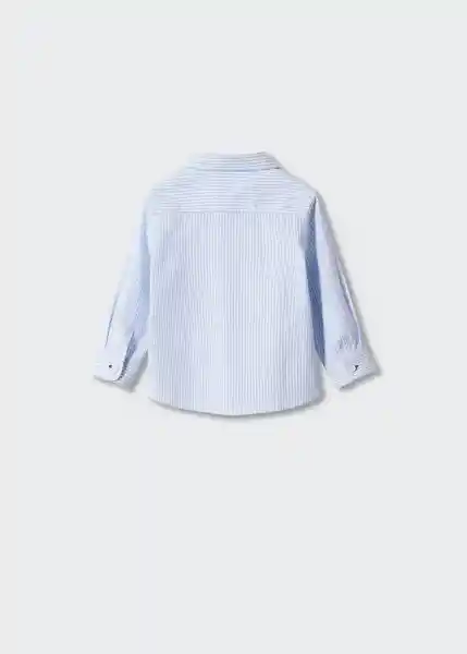 Camisa Oxfordbr Azul Talla 66 Niños Mango