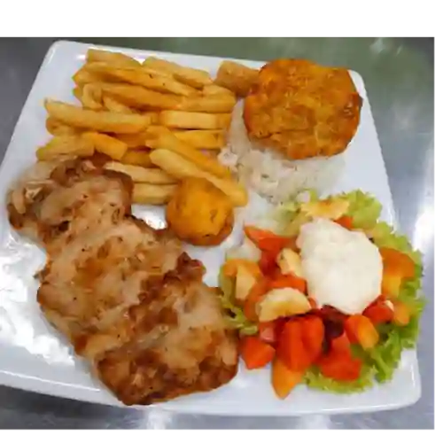 Bandeja con Lomo de Cerdo