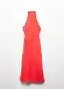 Vestido Adela Coral Talla XL Mujer Mango