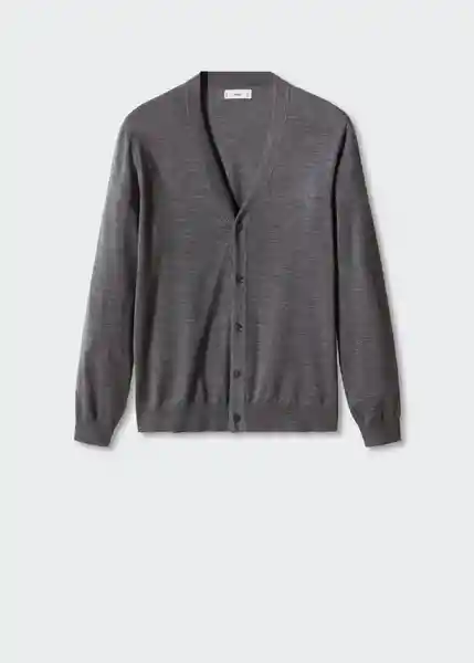 Cárdigan Willyc Gris Talla M Hombre Mango