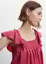 Top Pretty-H Fucsia Talla M Mujer Mango