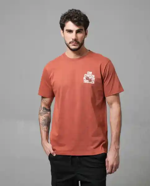 Camiseta Hombre Naranja M 103G002_NAR181355 Rifle