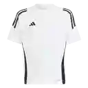 Adidas Camiseta Tiro24 de Equipo Fútbol de Niño Blanco Talla L