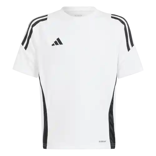Adidas Camiseta Tiro24 de Equipo Fútbol de Niño Blanco Talla L