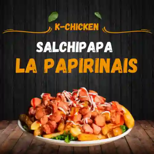 Salchipapa la Papirinais