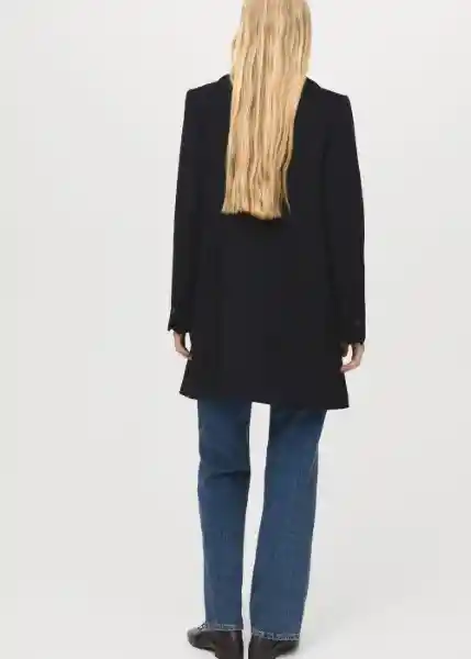 Abrigo Dali Negro Talla S Mujer Mango