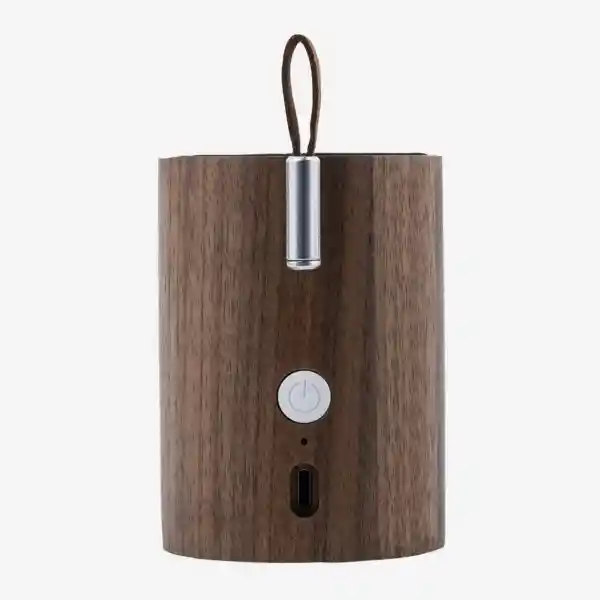 Gingko Parlante Drum Con Luz Walnut