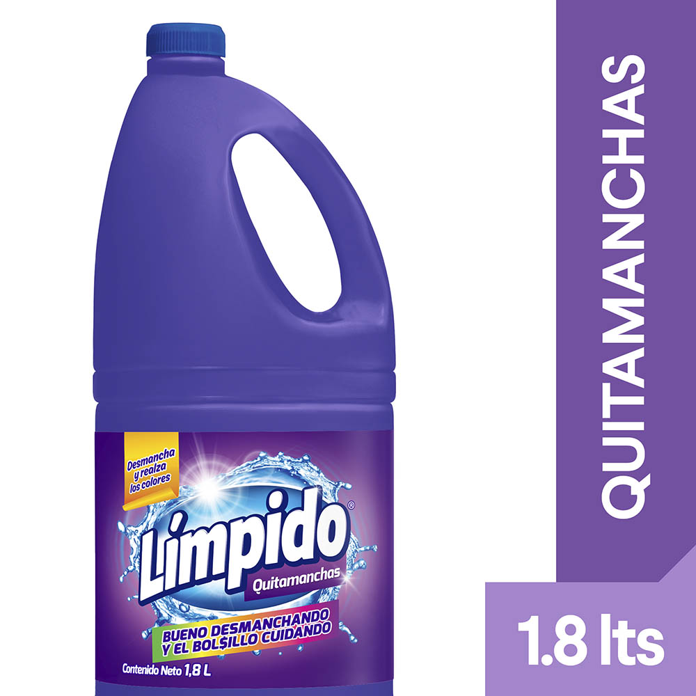 Quitamanchas Límpido Ropa Color 1.8 lt