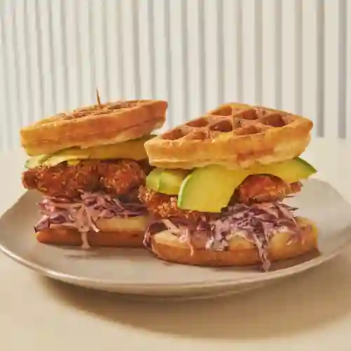 Waffle Burguer Pollo Crispy