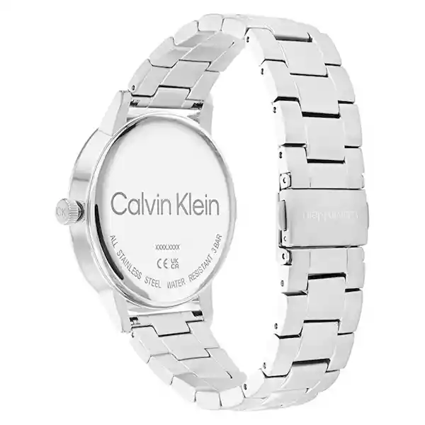 Reloj Linked Para Hombre Color Plateado 25200053 Calvin Klein