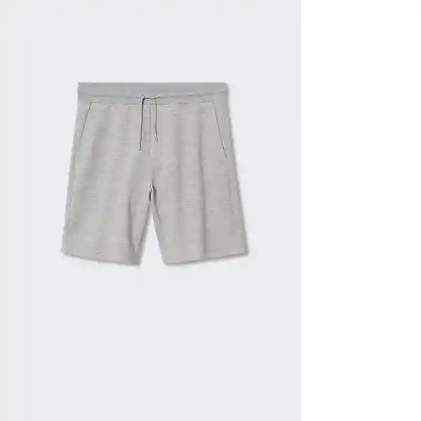 Short Funchal Gris Talla L Hombre Mango