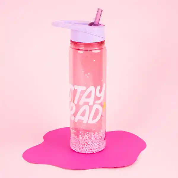 Vaso Plástico Doble Pared de Letra 500 mL Miniso
