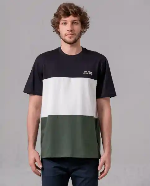 Camiseta Hombre Verde L 109F107_VER190315 Rifle