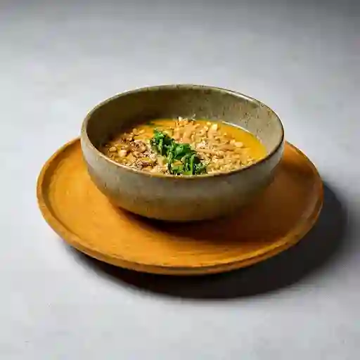 Crema de ahuyama y curry