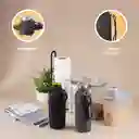 Botella Plástico de Silicona Portátil de Silver Grey Gris Miniso