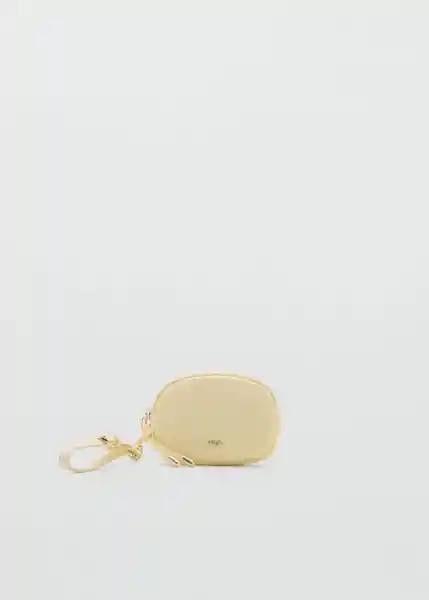 Monedero P Sorbete Amarillo Pastel Talla 99 Mujer Mango