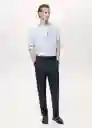 Pantalón Allen Navy Talla 40 Hombre Mango