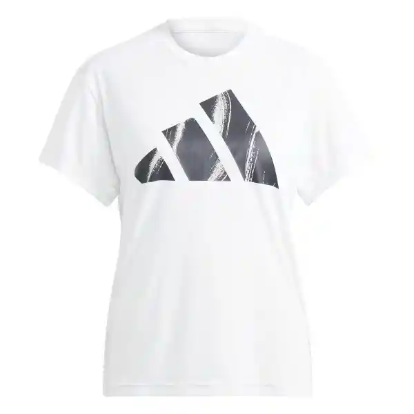 Adidas Camiseta Run it Bl Tee Para Mujer Blanco Talla S
