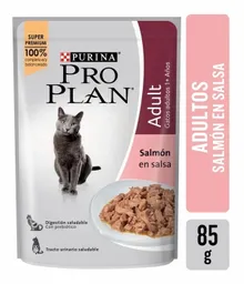Pro Plan Alimento Húmedo para Gatos Adultos Salmón en Salsa