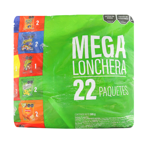 Frito Lay Mega Lonchera Surtido Pack x22 22 und