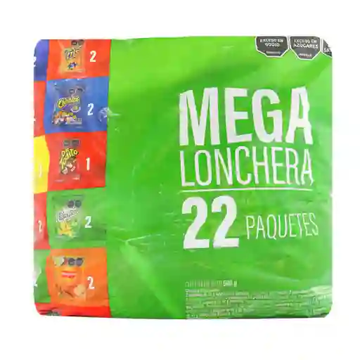 Frito Lay Pack Pasaboca Mega Lonchera Surtido