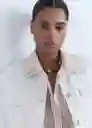 Chaqueta Cazadora Newvicky Blanco Talla S Mujer Mango