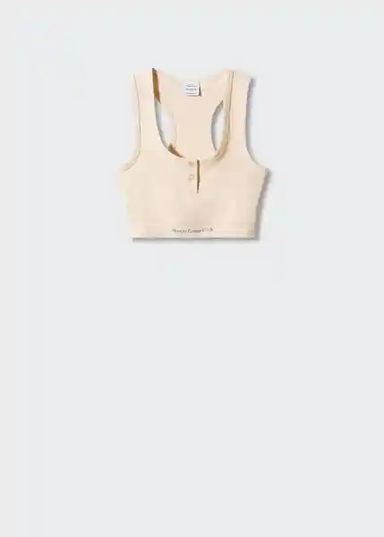 Top Venus Crudo Talla L Mujer Mango