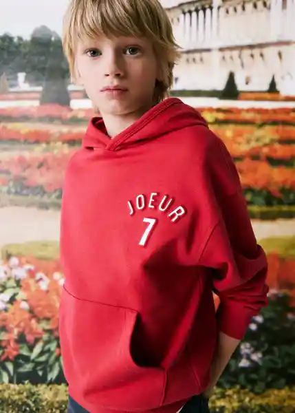 Sudadera Bercy Rojo Talla 12 Niños Mango