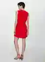 Vestido Roli Rojo Talla 25 Mujer Mango