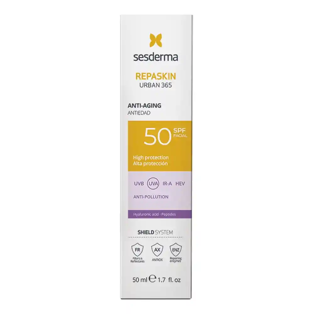Protector Solar Repaskin Urban Antiedad Spf50
