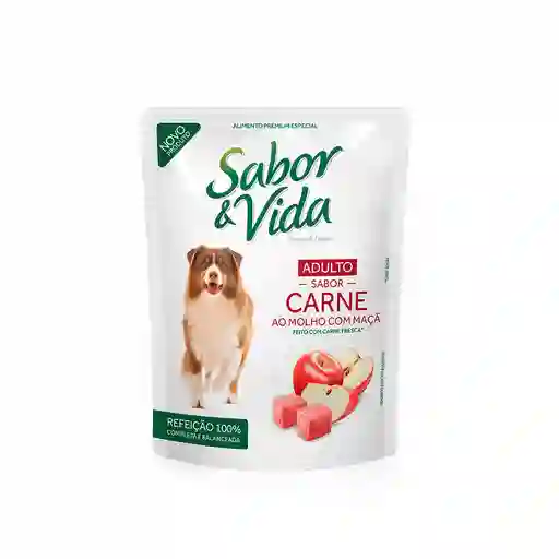 Sabor Y Vida Alimento Para Perro Adulto Con Sabor A Carne
