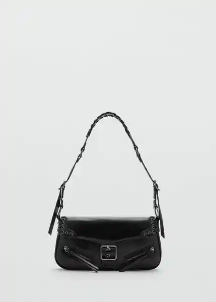 Bolso M Valentin Negro Talla 99 Mujer Mango