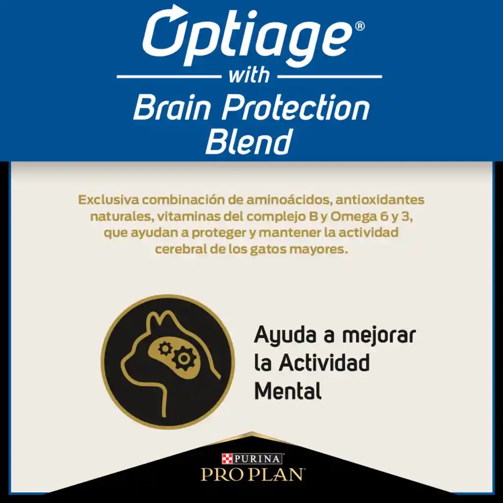 Comida para Gatos Adultos mayores de 7 años Purina Pro Plan x 3 kg