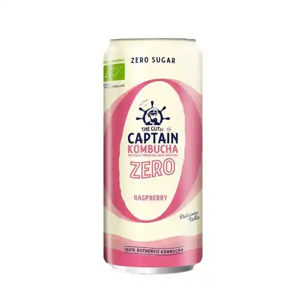 Gutsy Captain té Kombucha Frambruesa Zero