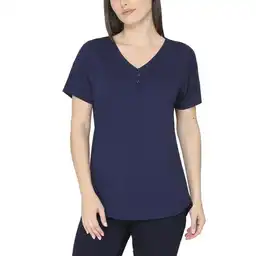 Nicole Miller Blusa de Manga Corta Para Dama