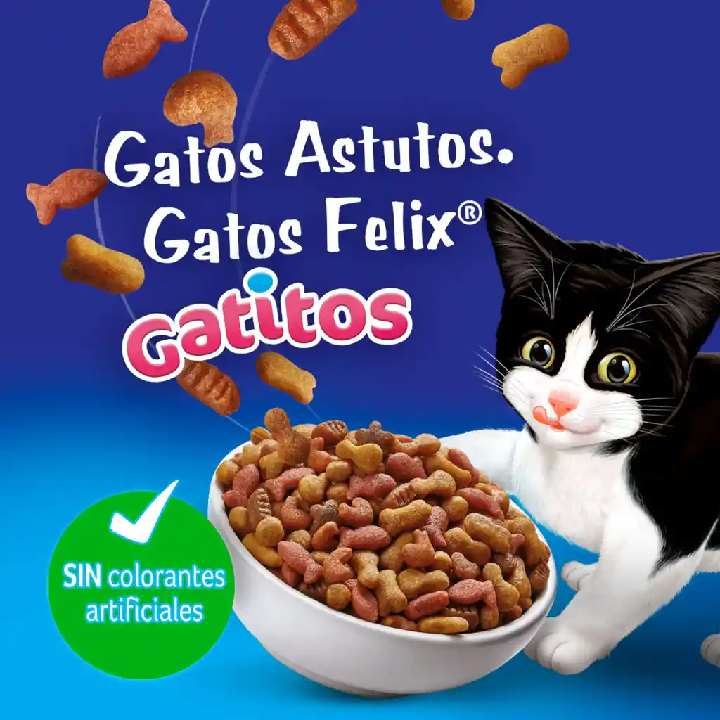Comida para Gatitos Purina Felix Megamix x 1,5kg