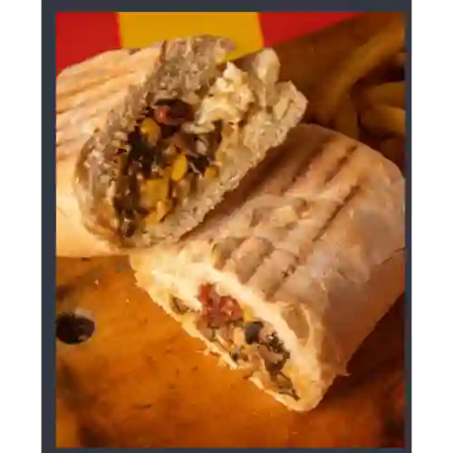 Mushroom Bacon Sándwich